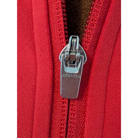 Athleta Full Zip Fitness Salutation Jacket - Women's Size L - Red Lychee - Picture 4 of 7